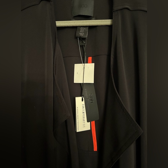 New 500 Maison Cinqcent Midi Trench Carcoat Belted Blazer - Picture 4 of 10